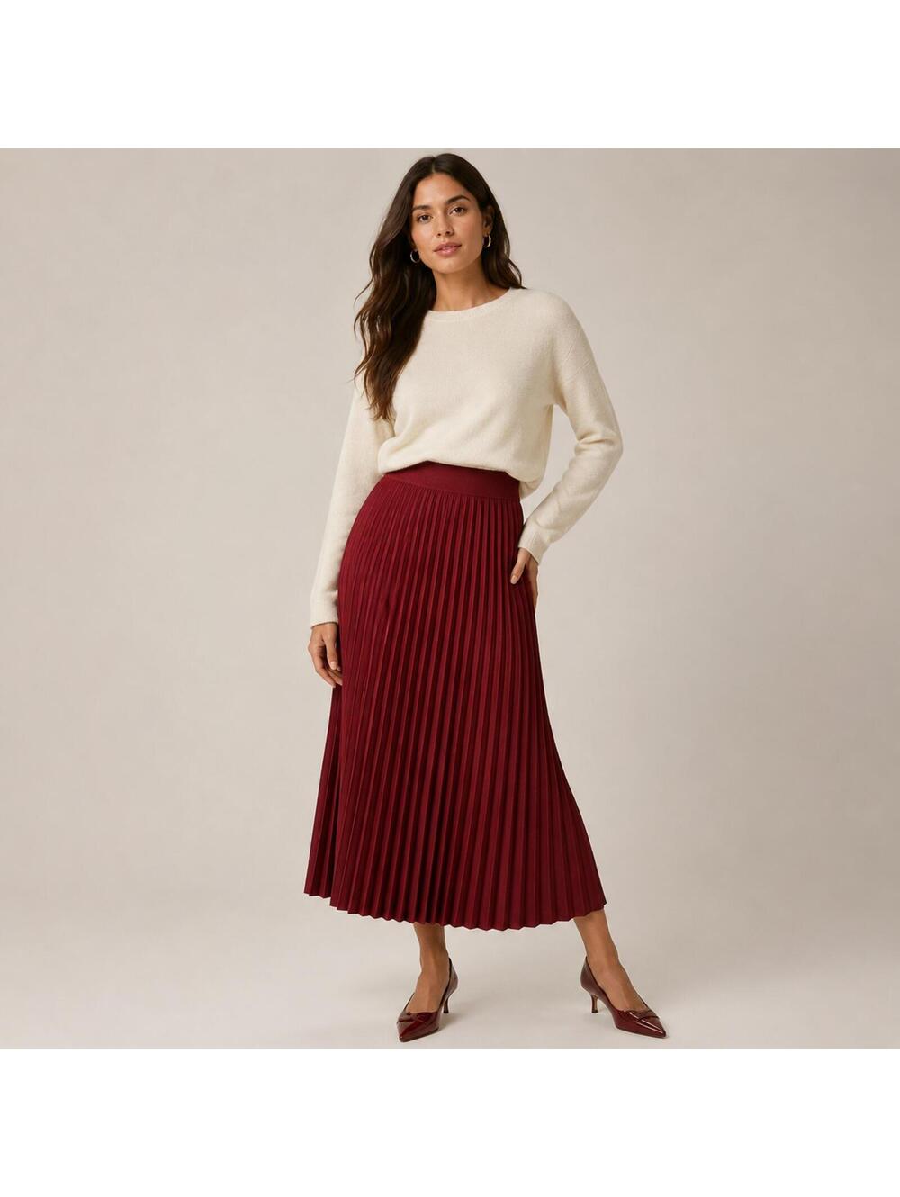 J.Crew Gwyneth Pleated Slip Skirt – Women’s Size Small